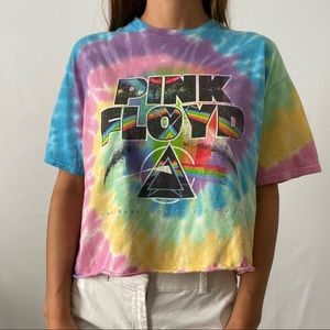 Pink Floyd Dark Side of the Moon Tie Dye band tee
